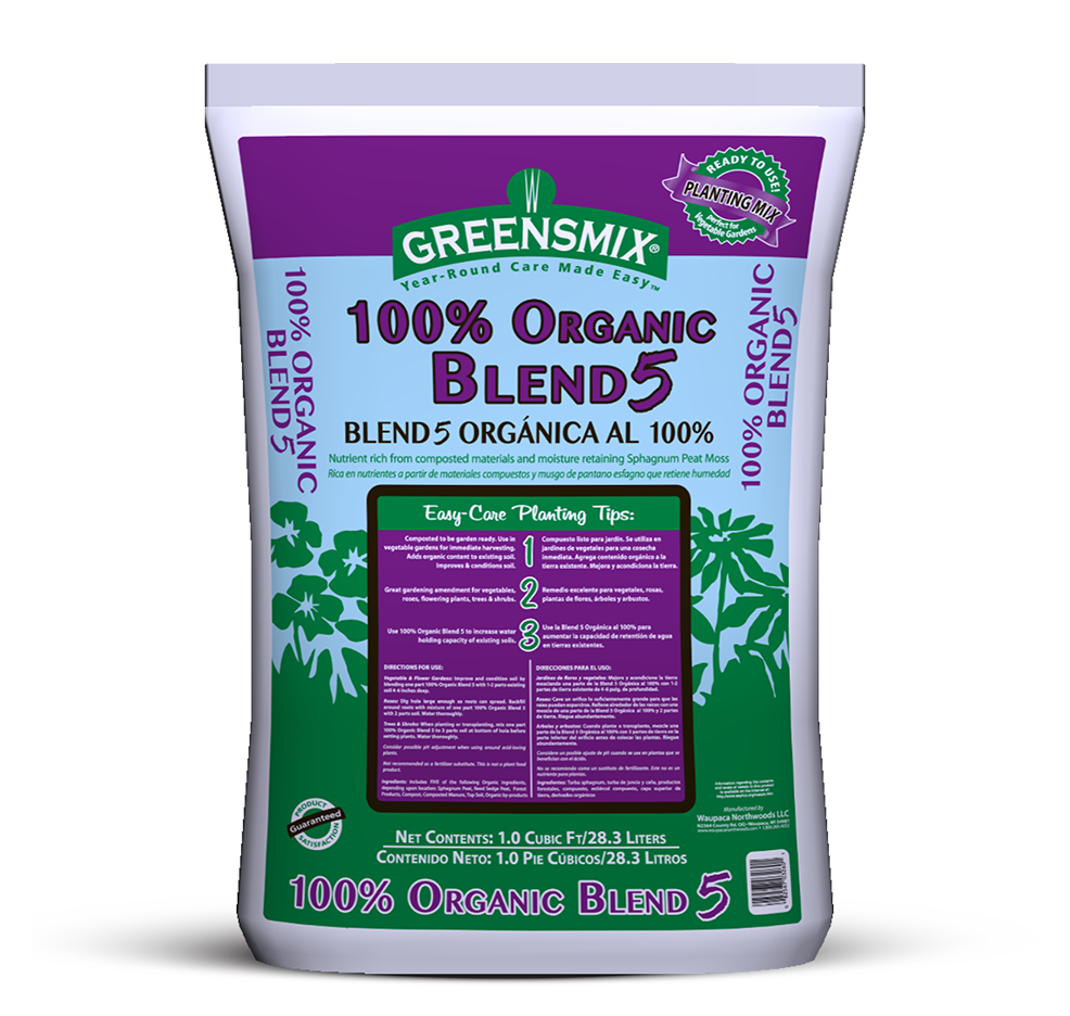 Bag of Greensmix 100% Organic Blend 5