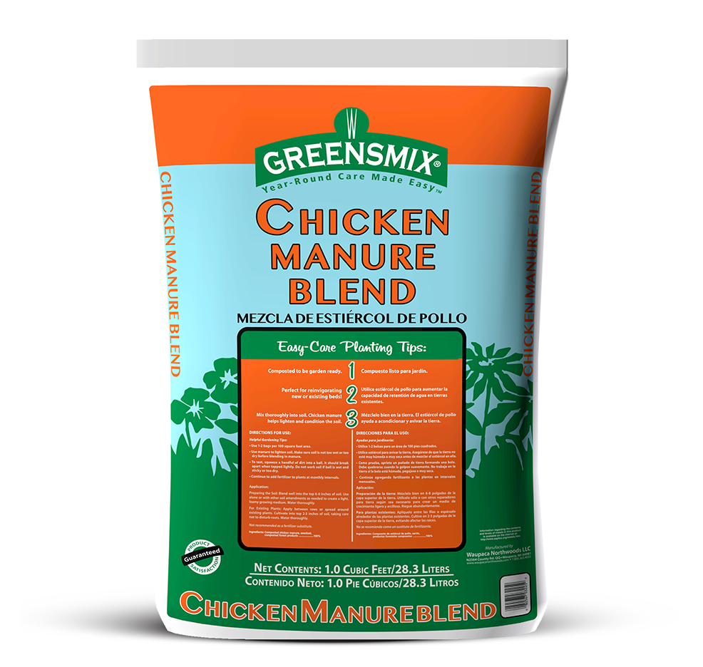 Bag of Greensmix Chicken Manure Blend