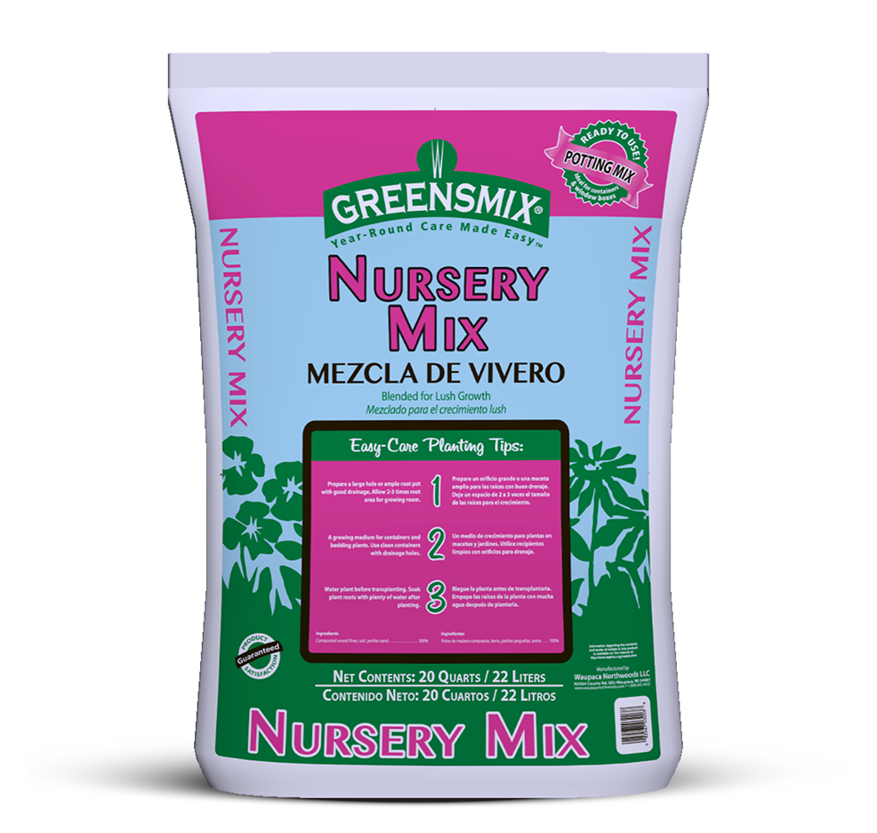 Bag of Greensmix Nursery Mix