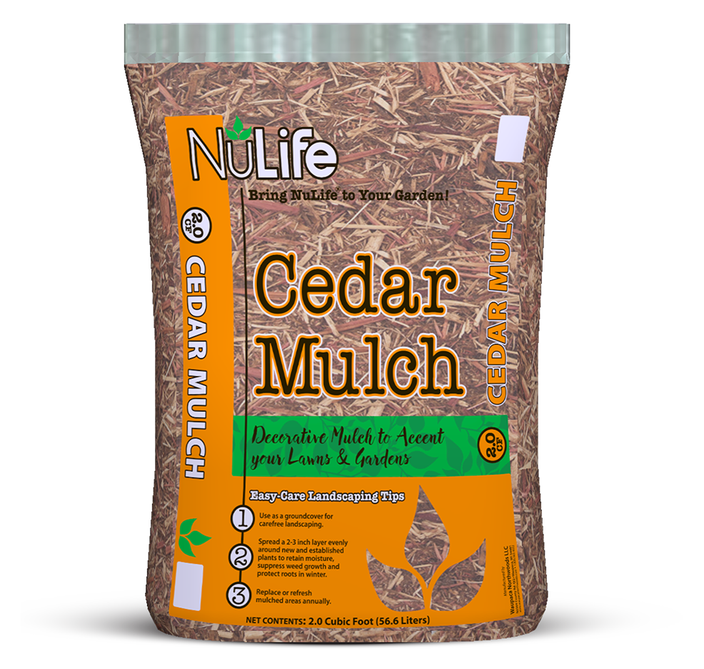 Bag of NuLife Cedar Mulch