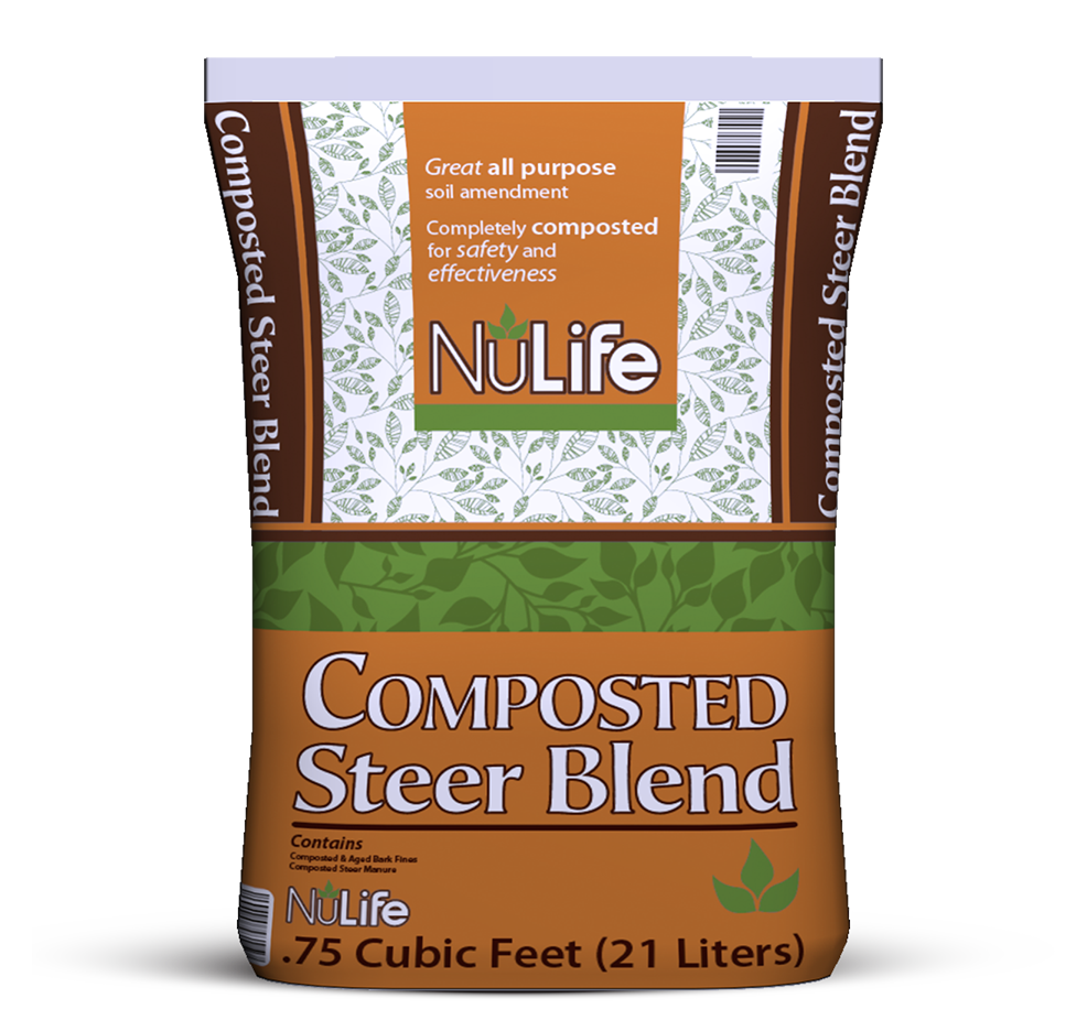 Bag of NuLife Composted Steer Blend