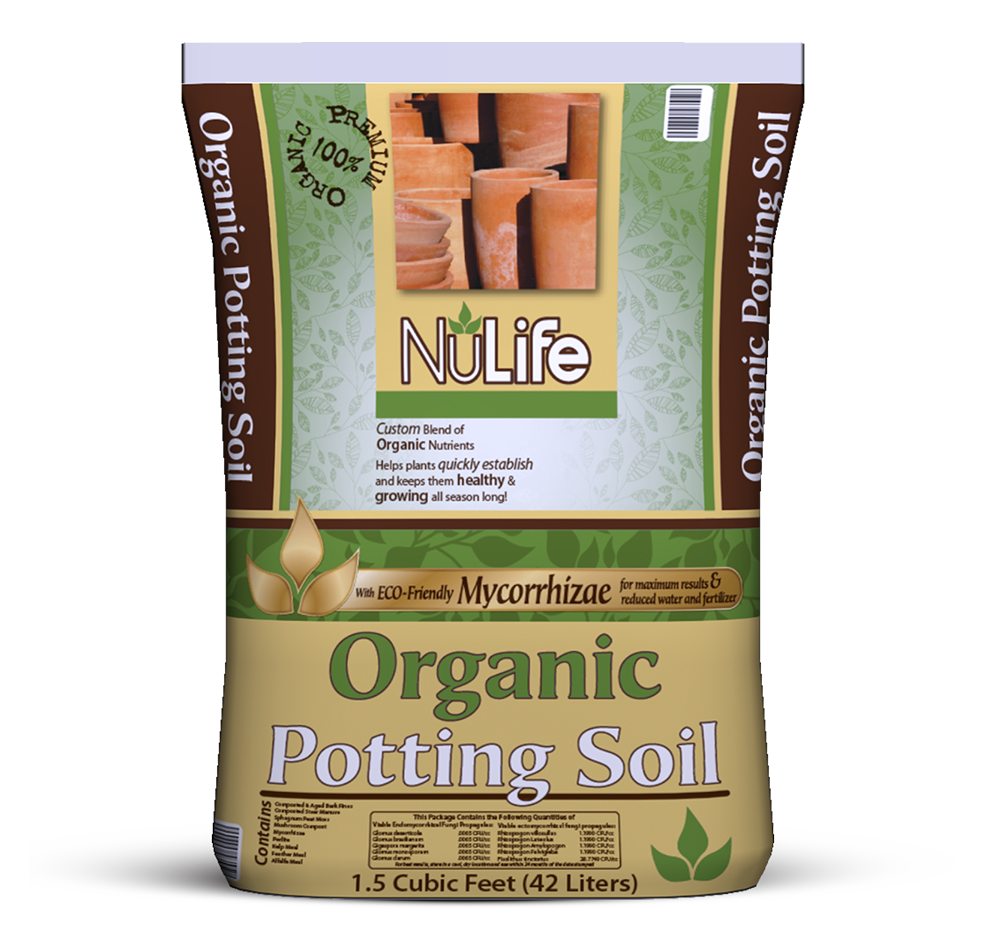 Bag of NuLife Organic Potting Soil