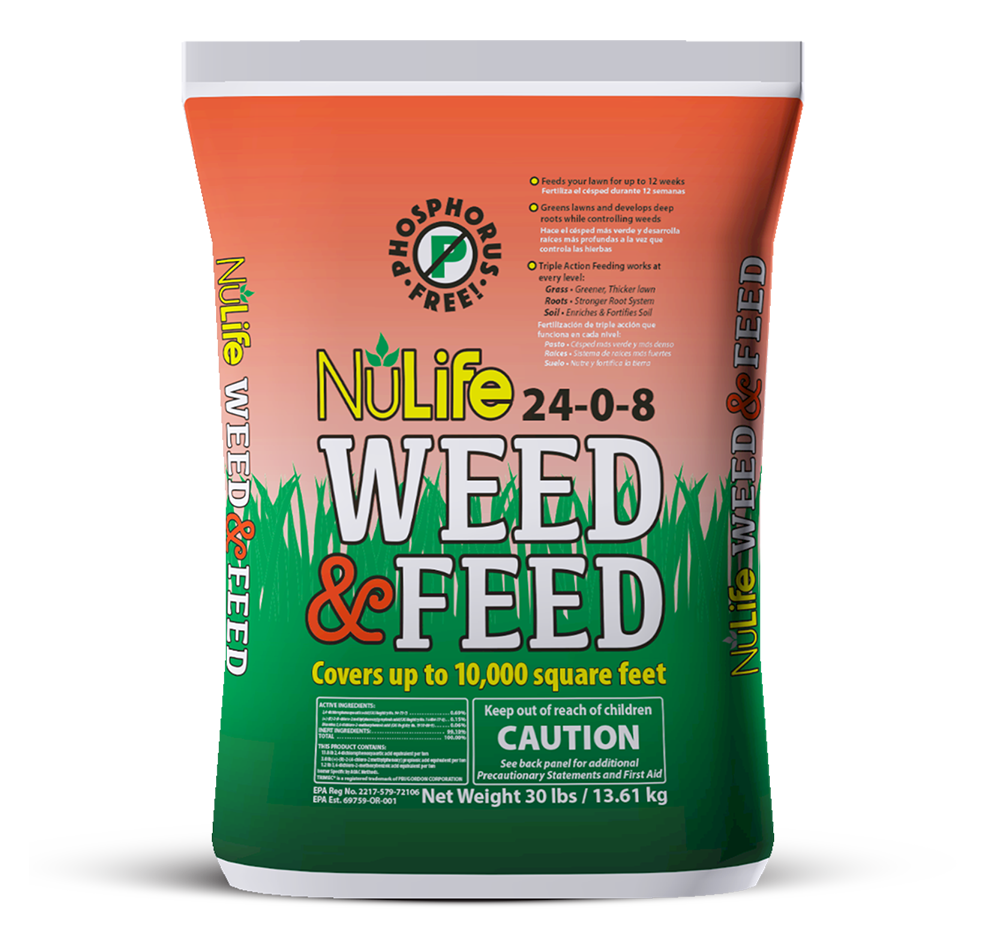 Bag of NuLife Weed & Feed